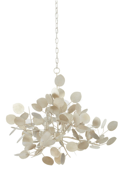 Currey & Co. Lunaria Large Silver Chandelier 9000-0817