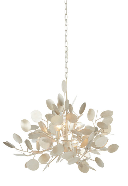 Currey & Co. Lunaria Large Silver Chandelier 9000-0817