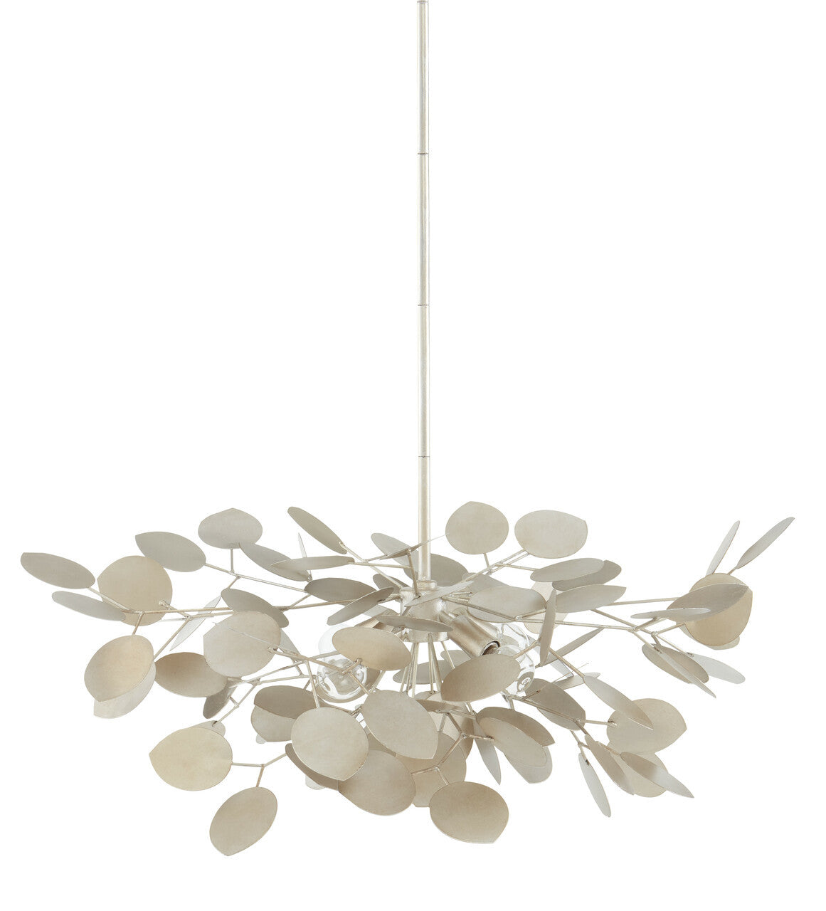 Currey & Co. Lunaria Small Silver Chandelier 9000-0818