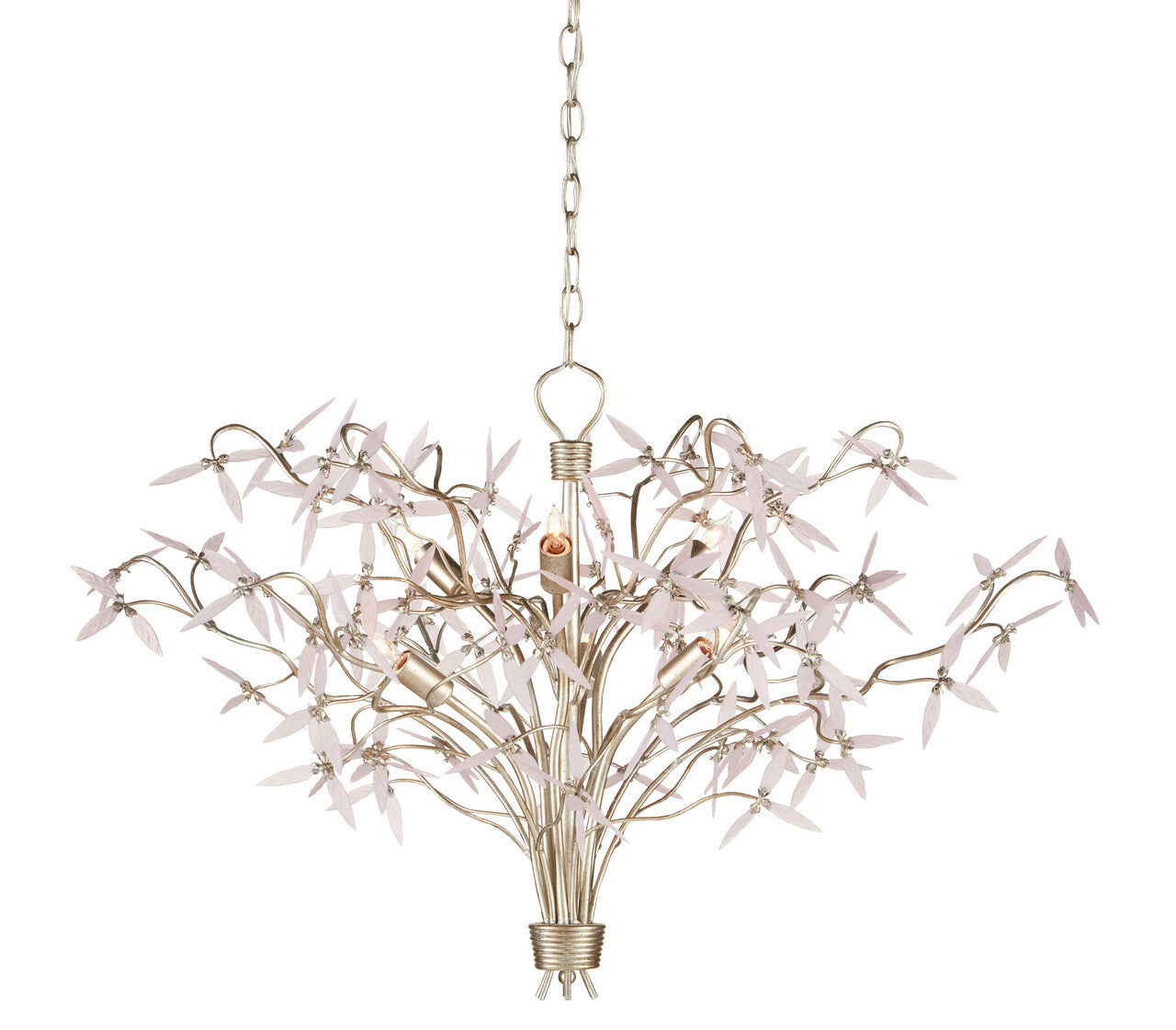 Currey & Co. Gloriana Silver Chandelier 9000-0846