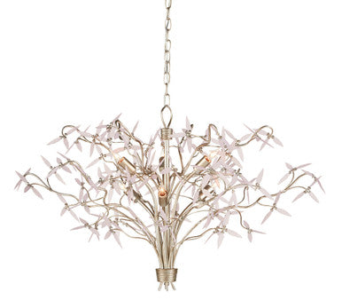 Currey & Co. Gloriana Silver Chandelier 9000-0846