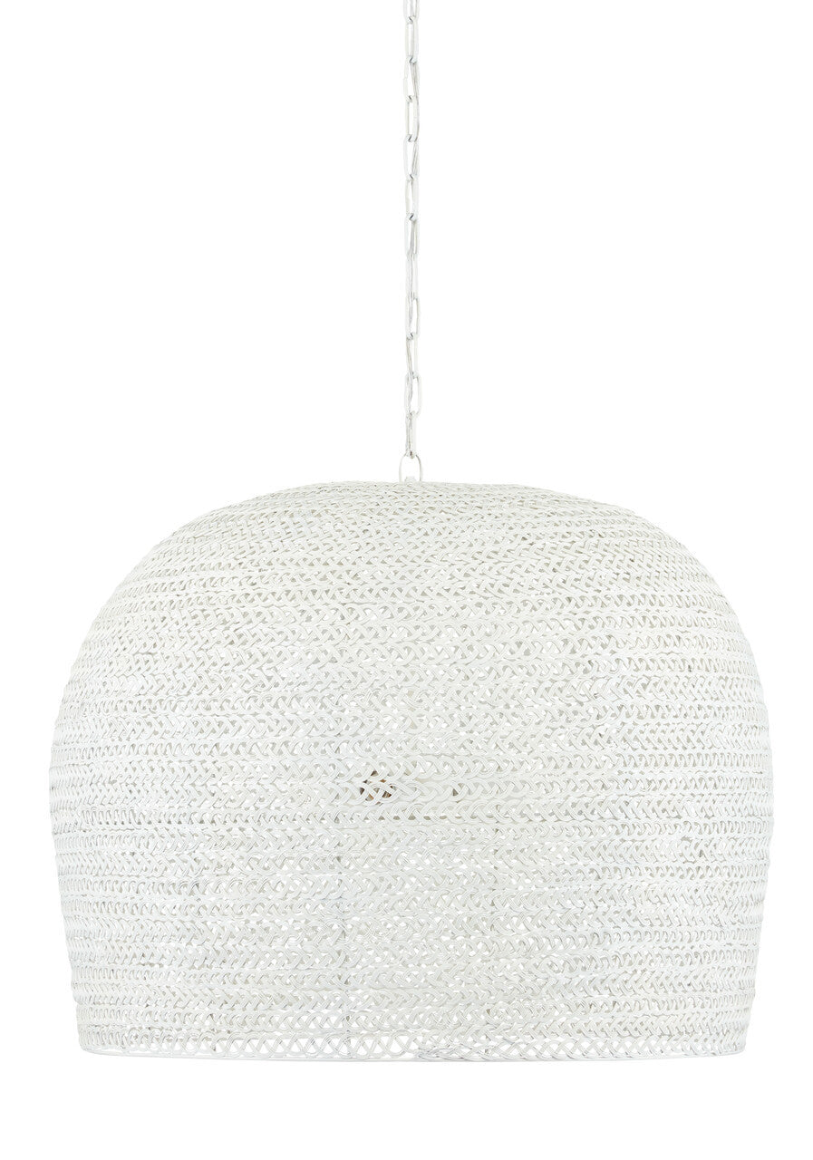 Currey & Co. Piero Large White Chandelier 9000-0869