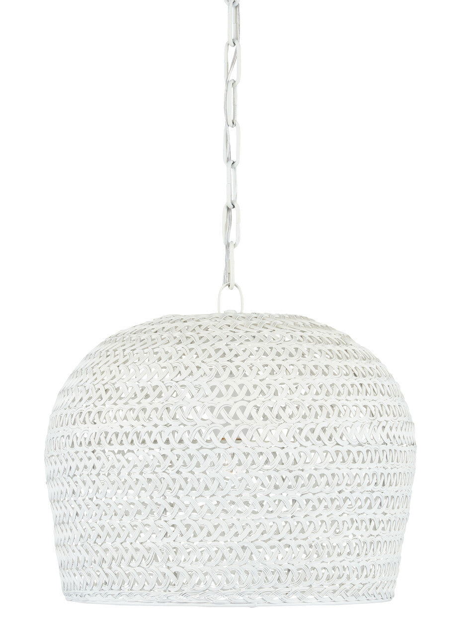 Currey & Co. Piero White Pendant 9000-0870