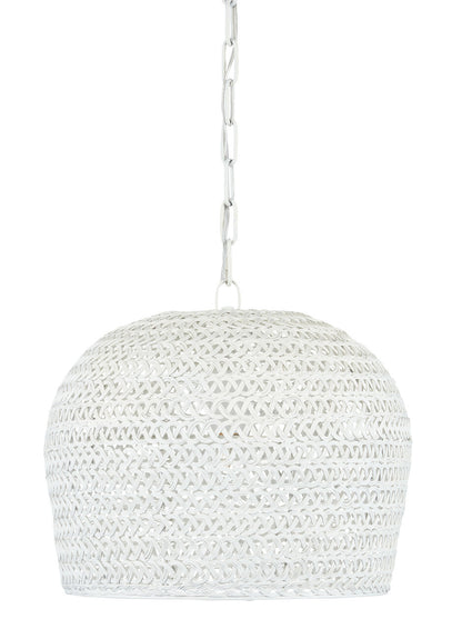 Currey & Co. Piero White Pendant 9000-0870