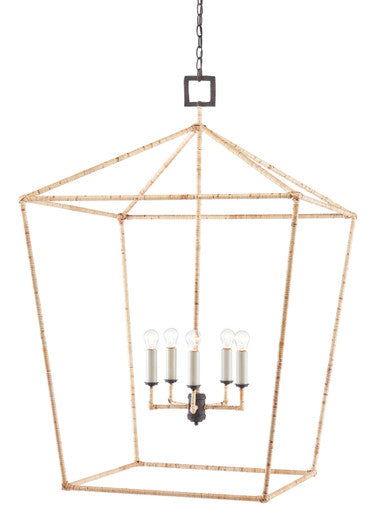 Currey & Co. Denison Grande Natural Lantern 9000-0871