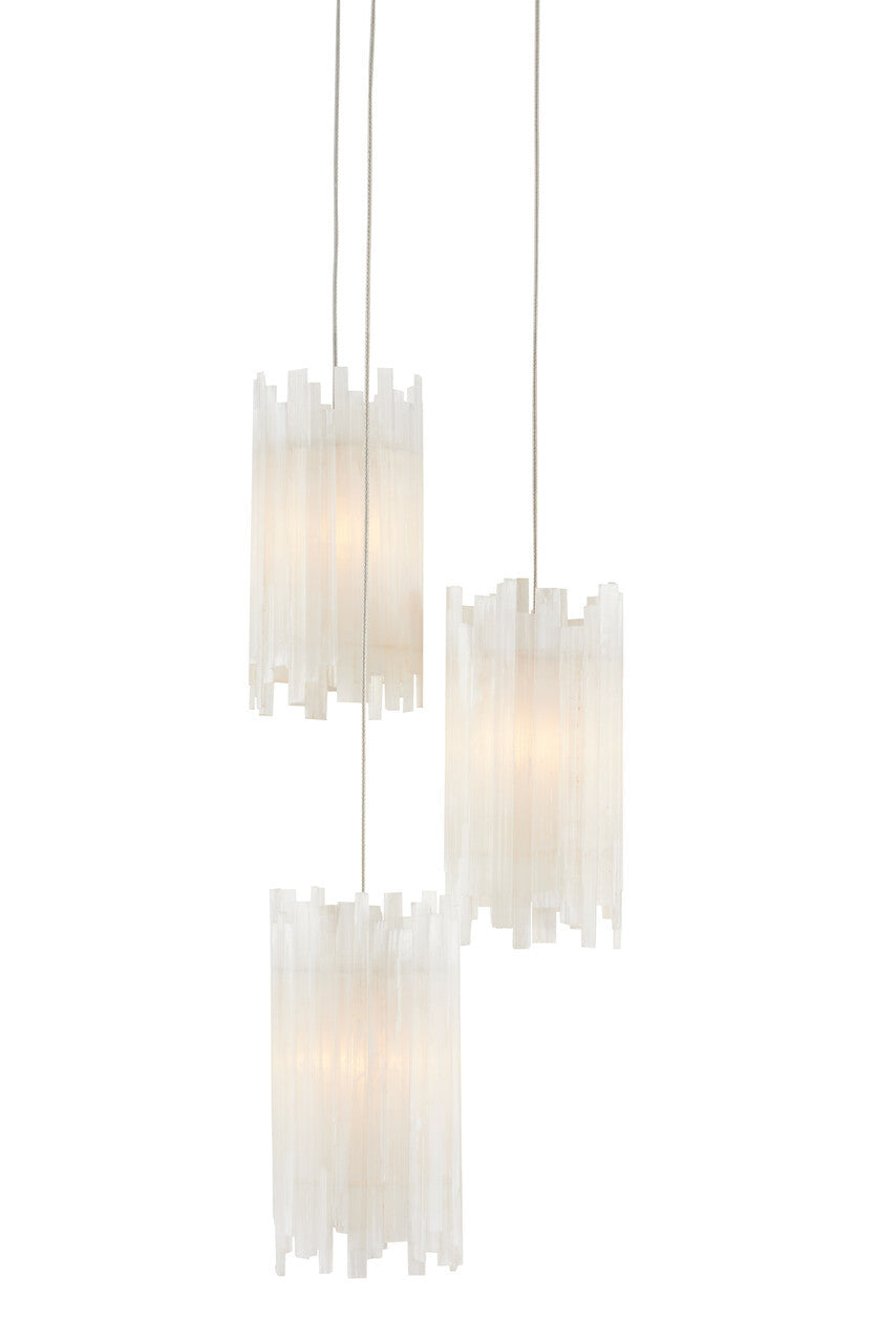 Currey & Co. Escenia  3-Light Multi-Drop Pendant 9000-0882