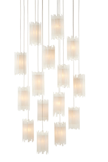 Currey & Co. Escenia Round 15-Light Multi-Drop Pendant 9000-0884