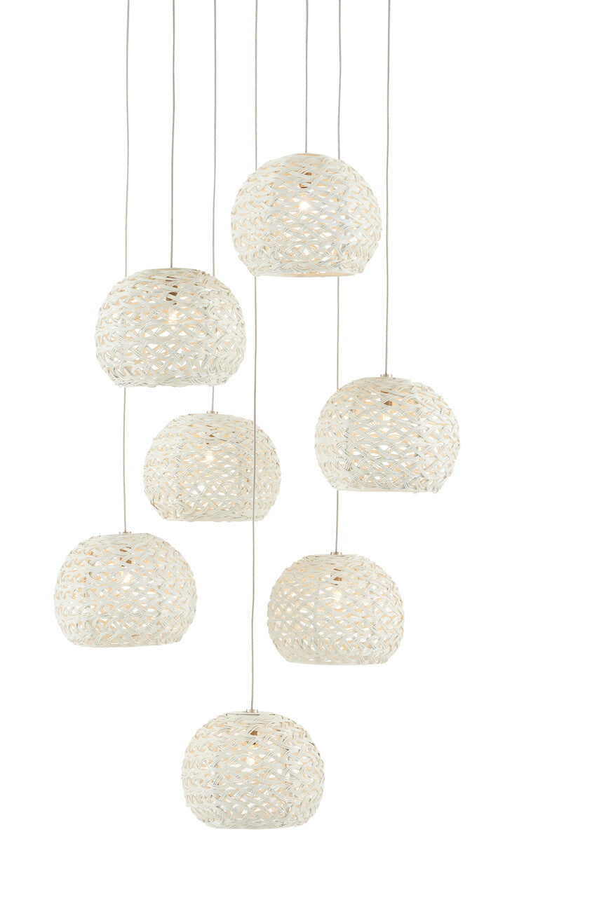 Currey & Co. Piero 7-Light Multi-Drop Pendant 9000-0911