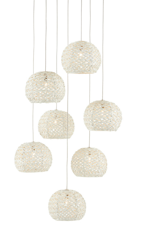 Currey & Co. Piero 7-Light Multi-Drop Pendant 9000-0911