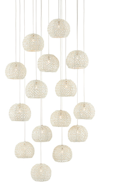 Currey & Co. Piero Round 15-Light Multi-Drop Pendant 9000-0912