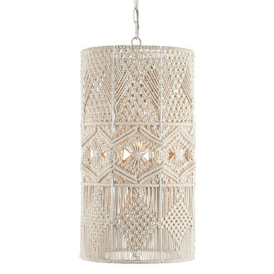 Currey & Co. Mod White Pendant 9000-0916