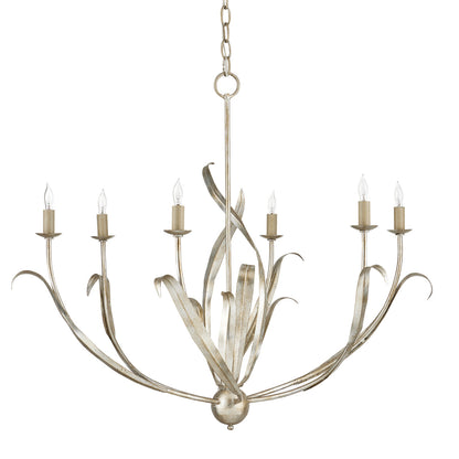 Currey & Co. Menefee Silver Chandelier 9000-0931