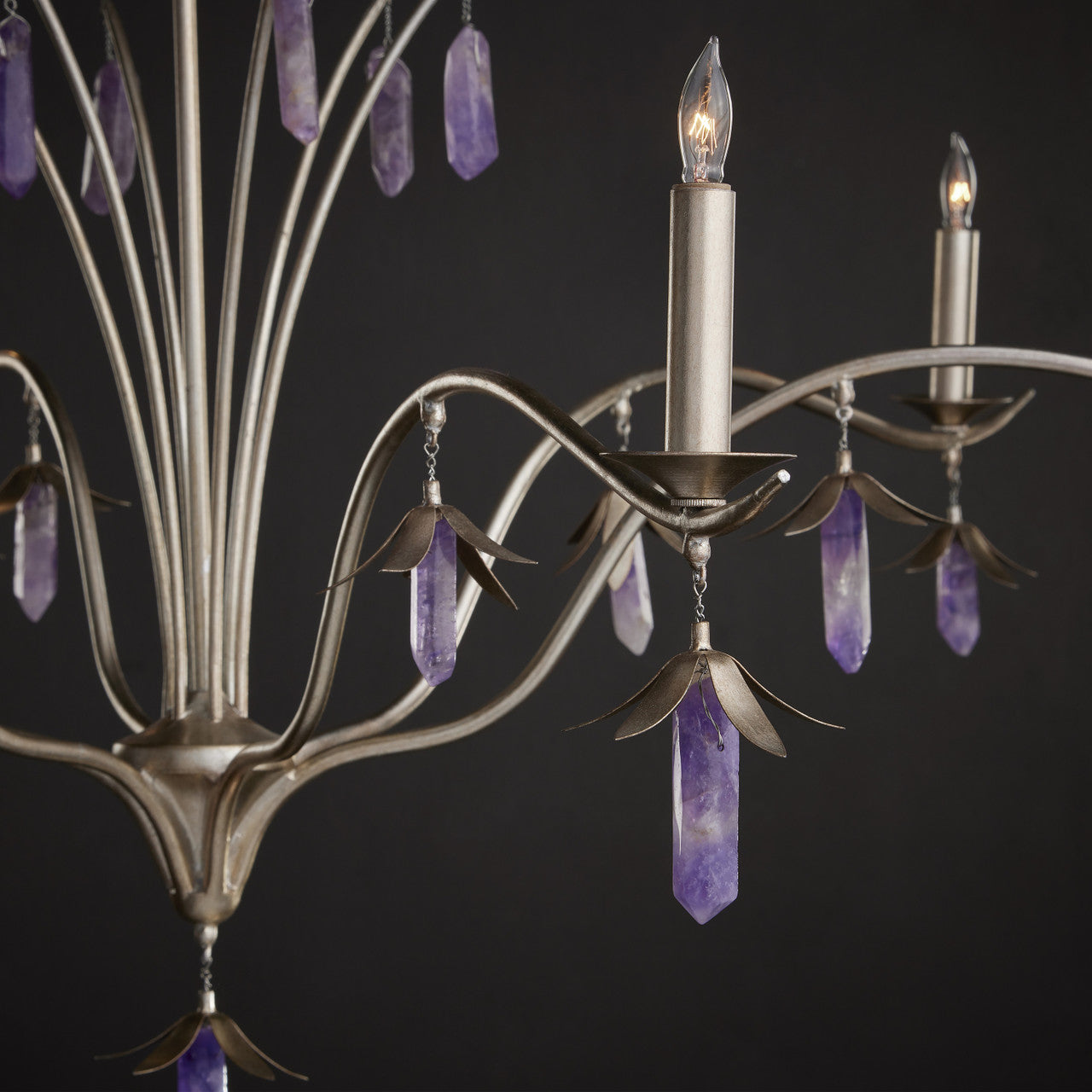 Currey & Co. Lilah Champagne Chandelier 9000-0934