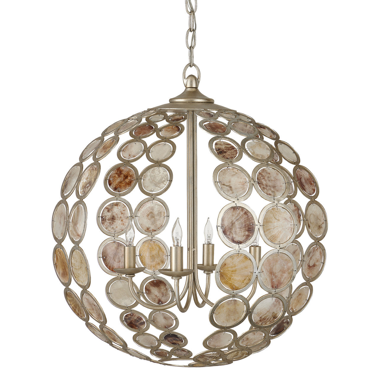 Currey & Co. Tartufo Capiz Chandelier 9000-0935