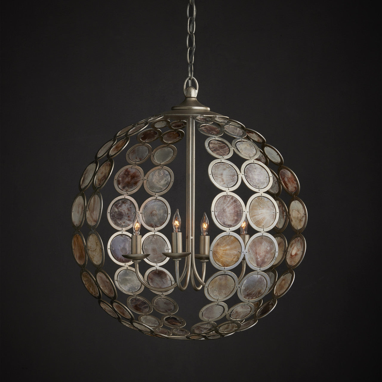 Currey & Co. Tartufo Capiz Chandelier 9000-0935