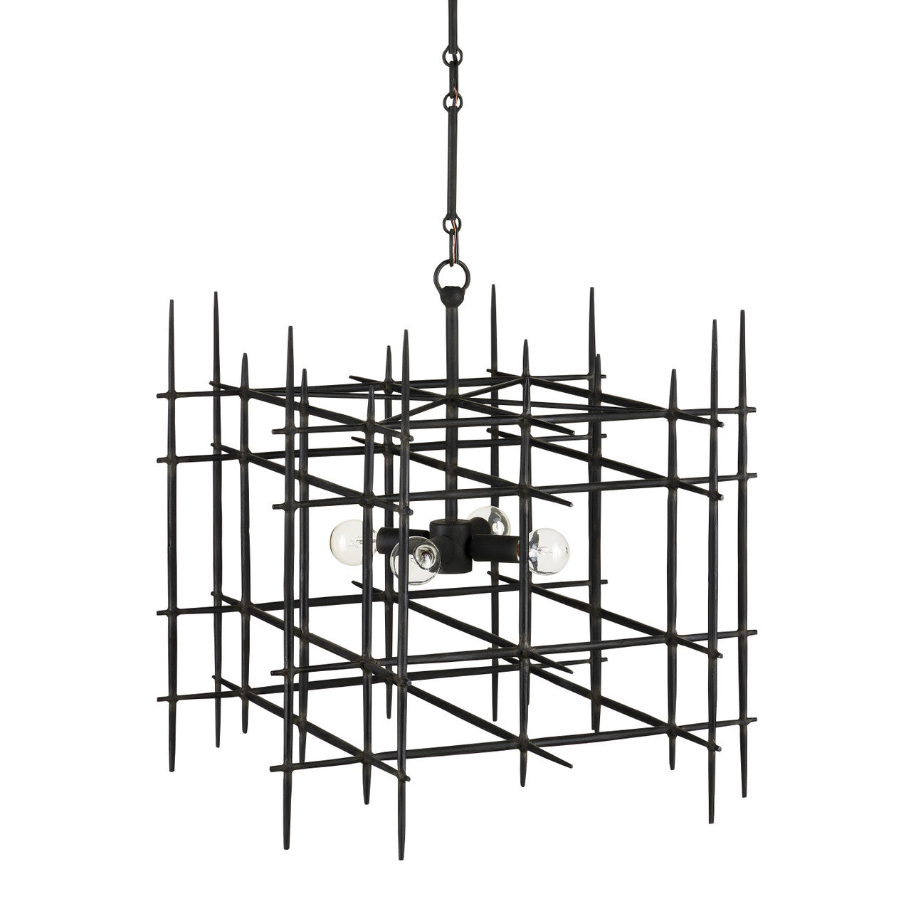 Currey & Co. Steelhouse Small Chandelier 9000-0938