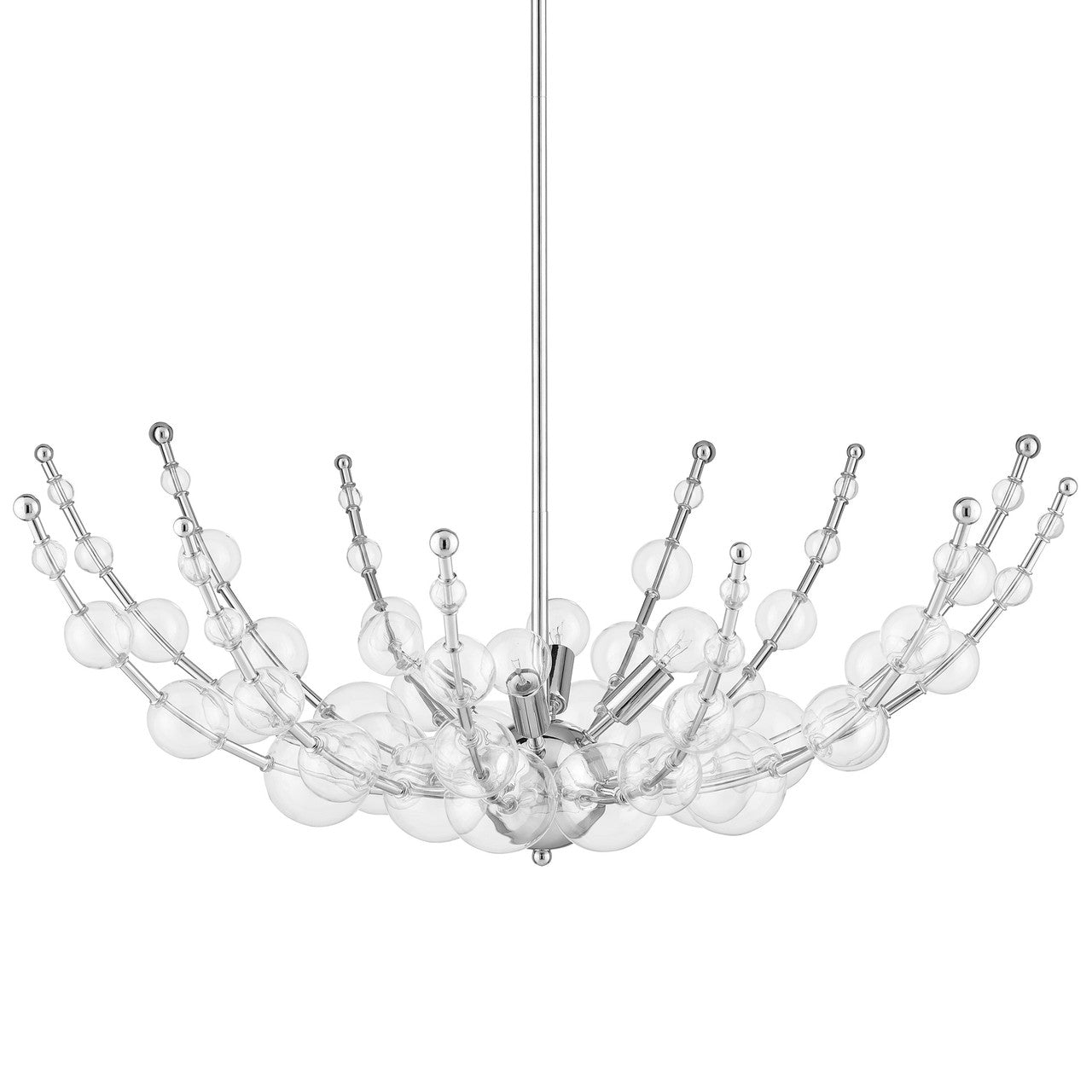 Currey & Co. Abberton Nickel Chandelier 9000-0954