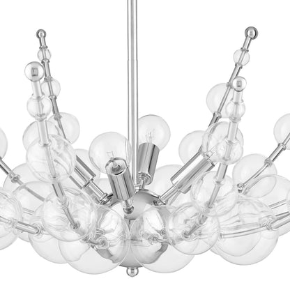 Currey & Co. Abberton Nickel Chandelier 9000-0954