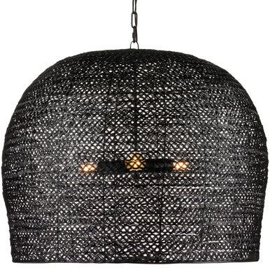 Currey & Co. Piero Large Black Chandelier 9000-0962