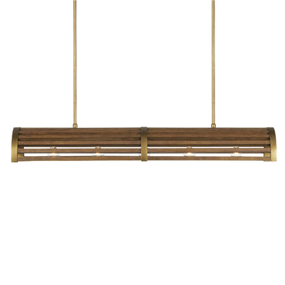 Currey & Co. Woodbine Rectangular Chandelier 9000-0967