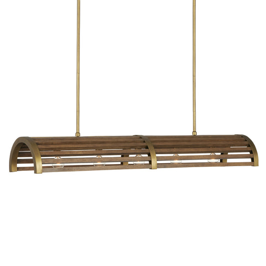 Currey & Co. Woodbine Rectangular Chandelier 9000-0967