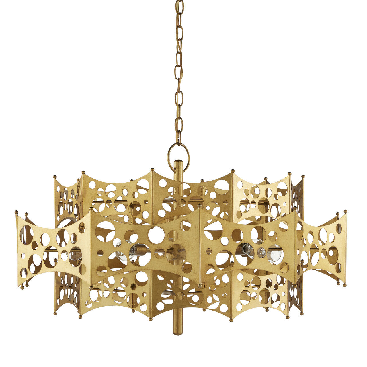 Currey & Co. Emmental Gold Chandelier 9000-0971