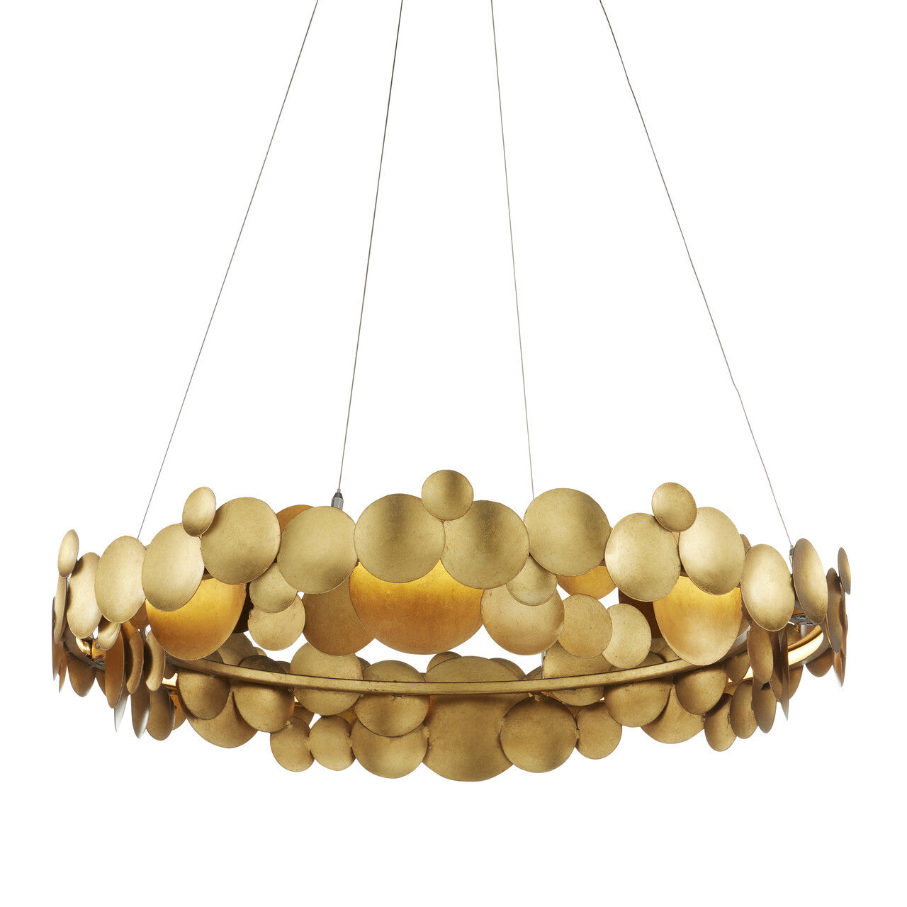 Currey & Co. Lavengro Gold Chandelier 9000-0972