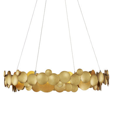 Currey & Co. Lavengro Gold Chandelier 9000-0972