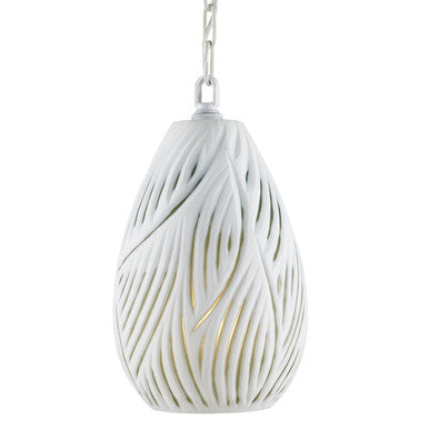 Currey & Co. Midori White Pendant 9000-0986