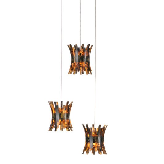 Currey & Co. Alsop 3-Light Multi-Drop Pendant 9000-1041