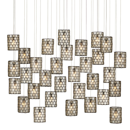 Currey & Co. Regatta 30-Light Multi-Drop Pendant 9000-1052