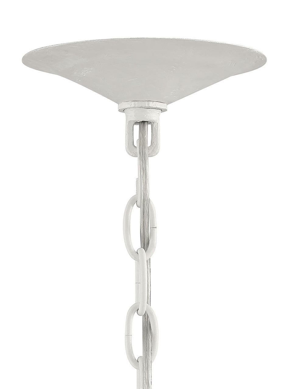 Currey & Co. Rhodes 5-Light White Contemporary Statement Chandelier 9000-2000