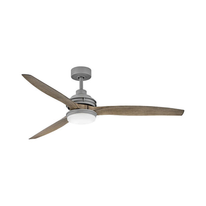 Hinkley Artiste 60" LED Ceiling Fan Indoor/Outdoor Graphite with Wall Control and Light Kit 900160FGT-LWD