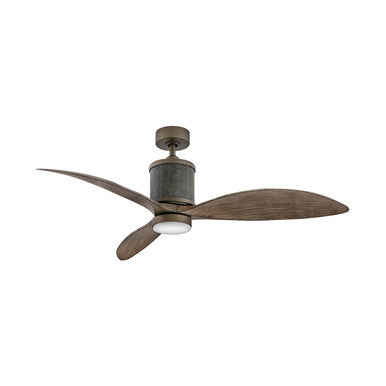 Hinkley Merrick 60" LED Ceiling Fan Indoor/Outdoor Metallic Matte Bronze with HIRO Control and Light Kit 900360FMM-LDD