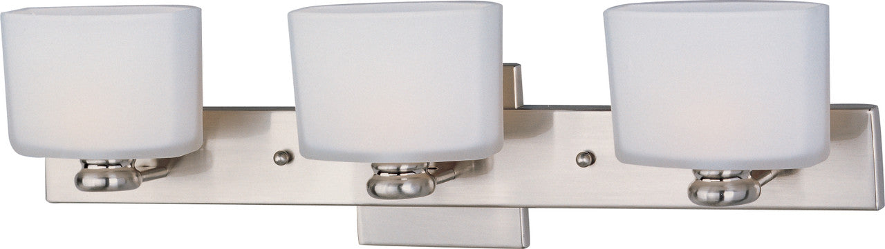 Maxim Essence 3-Light Bath Vanity in Satin Nickel 9003SWSN