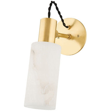 Hudson Valley Lighting Malba Wall Sconce in Aged Brass 9005-AGB