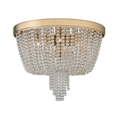 Hudson Valley Lighting Royalton Flush Mount in Aged Brass 9008-AGB