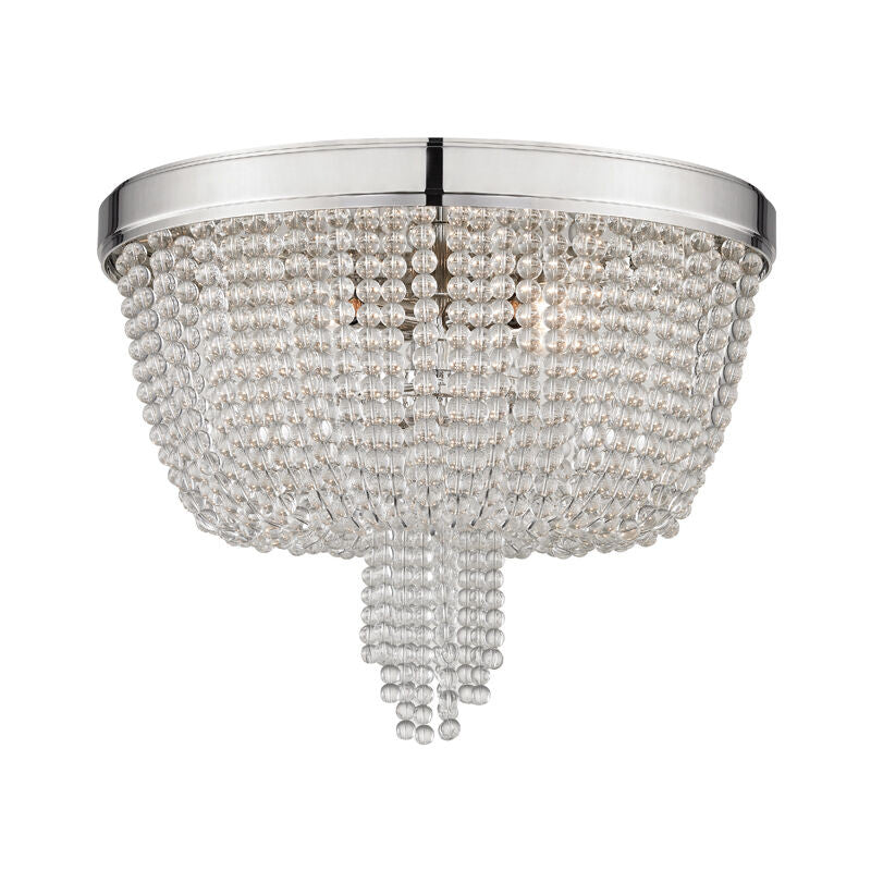 Hudson Valley Lighting Royalton Flush Mount in Polished Nickel 9008-PN