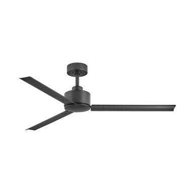 Hinkley Indy 56" Ceiling Fan Indoor/Outdoor Matte Black with Wall Control 900956FMB-NWA