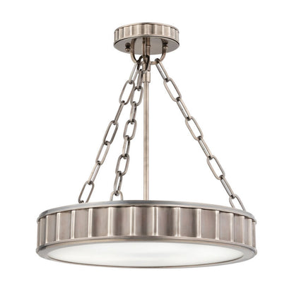 Hudson Valley Lighting Middlebury Semi Flush in Historic Nickel 901-HN