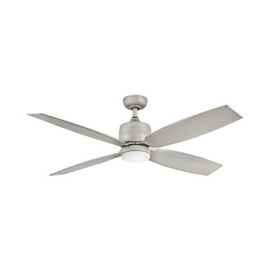 Hinkley Module 58" LED Ceiling Fan Indoor/Outdoor Brushed Nickel with Wall Control and Light Kit 901458FBN-LWD