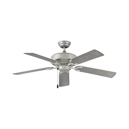 Hinkley Oasis 52" Ceiling Fan Indoor/Outdoor Brushed Nickel with Pull Chain 901652FBN-NWA