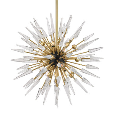 Hudson Valley Lighting Sparta Chandelier in Aged Brass 9032-AGB