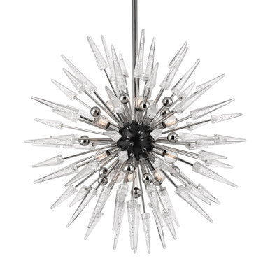 Hudson Valley Lighting Sparta Chandelier in Polished Nickel 9032-PN