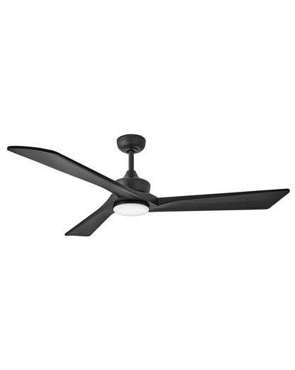 Sculpt 60" LED Smart Fan Indoor/Outdoor Matte Black HIRO Control - 6 Speed Reversing 903660FBB-LDD