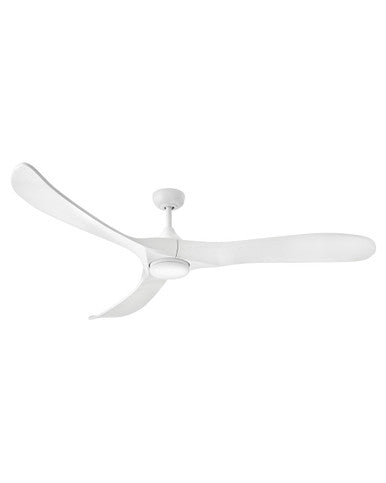 Hinkley Swell Illuminated 72" LED Smart Fan Indoor/Outdoor Matte White HIRO Control - 6 Speed Reversing 903872FWW-LDD