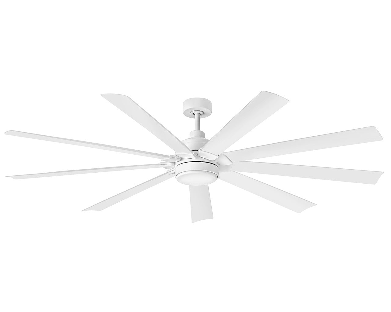 Turbine 80" LED Smart Fan Indoor/Outdoor Chalk White HIRO Control - 6 Speed Reversing 904280FWW-LWD