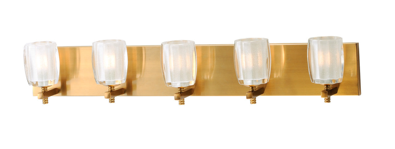 Maxim Bravado 5-Light LED Bath Vanity in Golden Bronze 9045CIGO