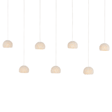 Currey & Co. Virtu 7-Light Linear Multi-Drop Pendant 9000-1184