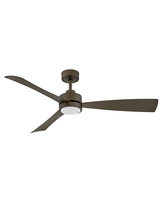 Hinkley Coastal Elements Iver 56" LED Dual Mount Fan in Metallic Matte Bronze 905756FMM-LWDK